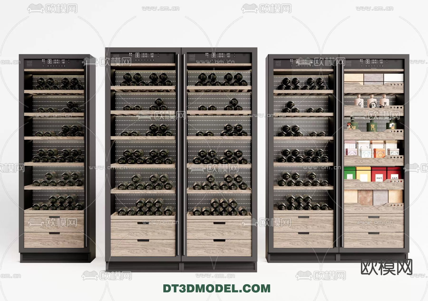 WINE CABINET – MODERN – 3D MODELS – 0075