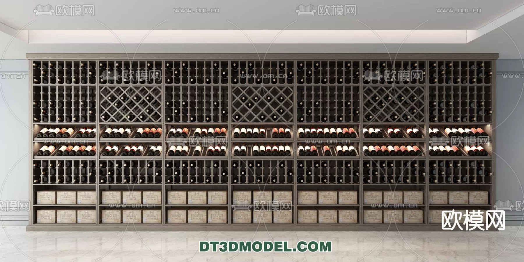 WINE CABINET – MODERN – 3D MODELS – 0084