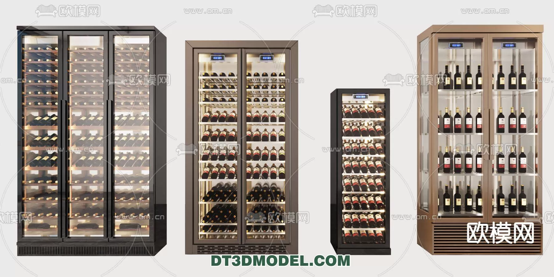 WINE CABINET – MODERN – 3D MODELS – 0090