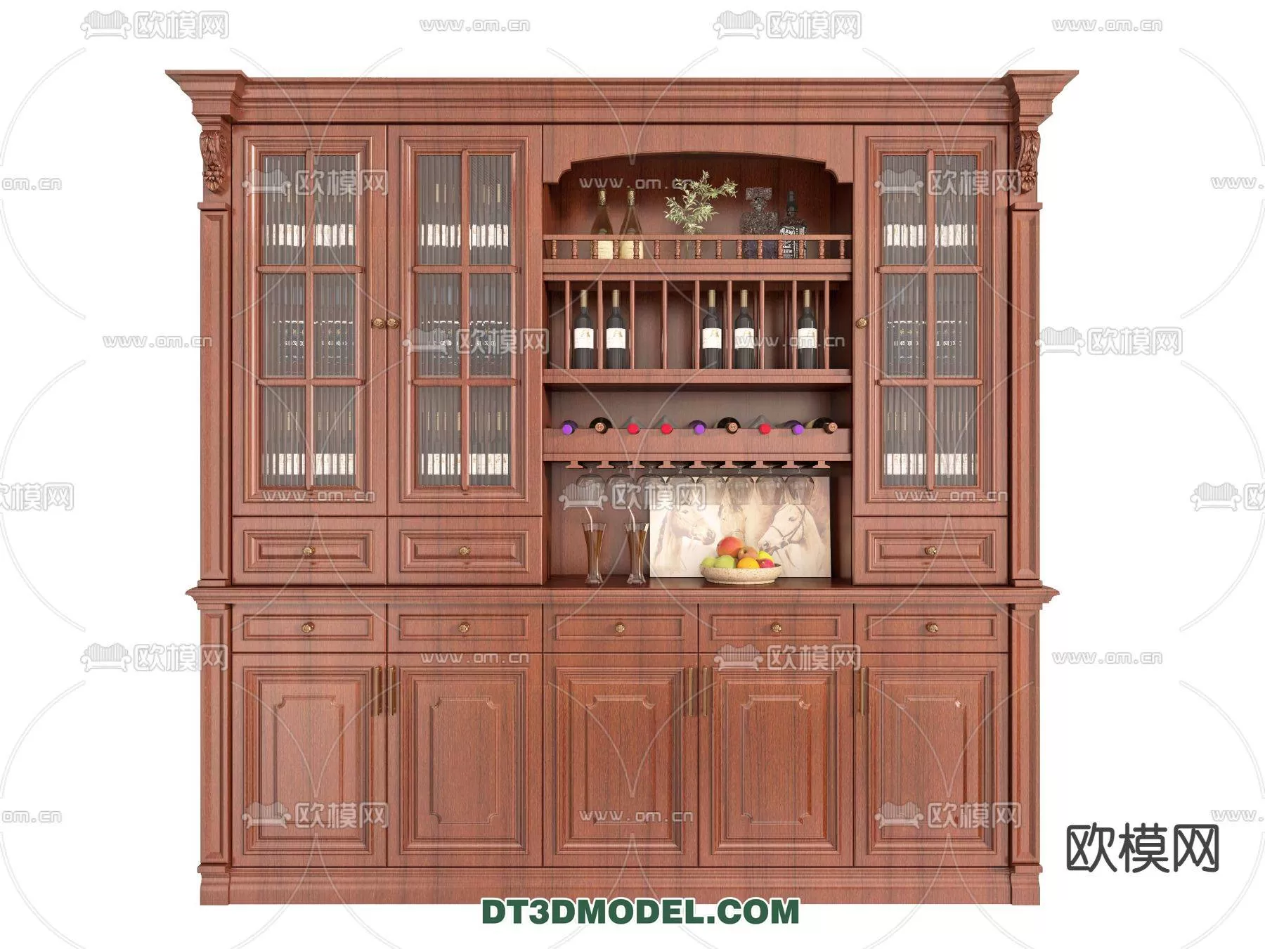 WINE CABINET – MODERN – 3D MODELS – 0119