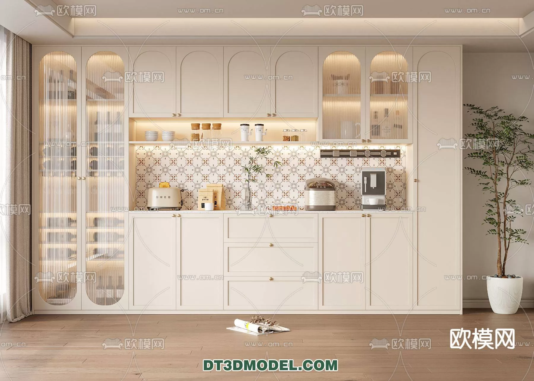 WINE CABINET – MODERN – 3D MODELS – 0134