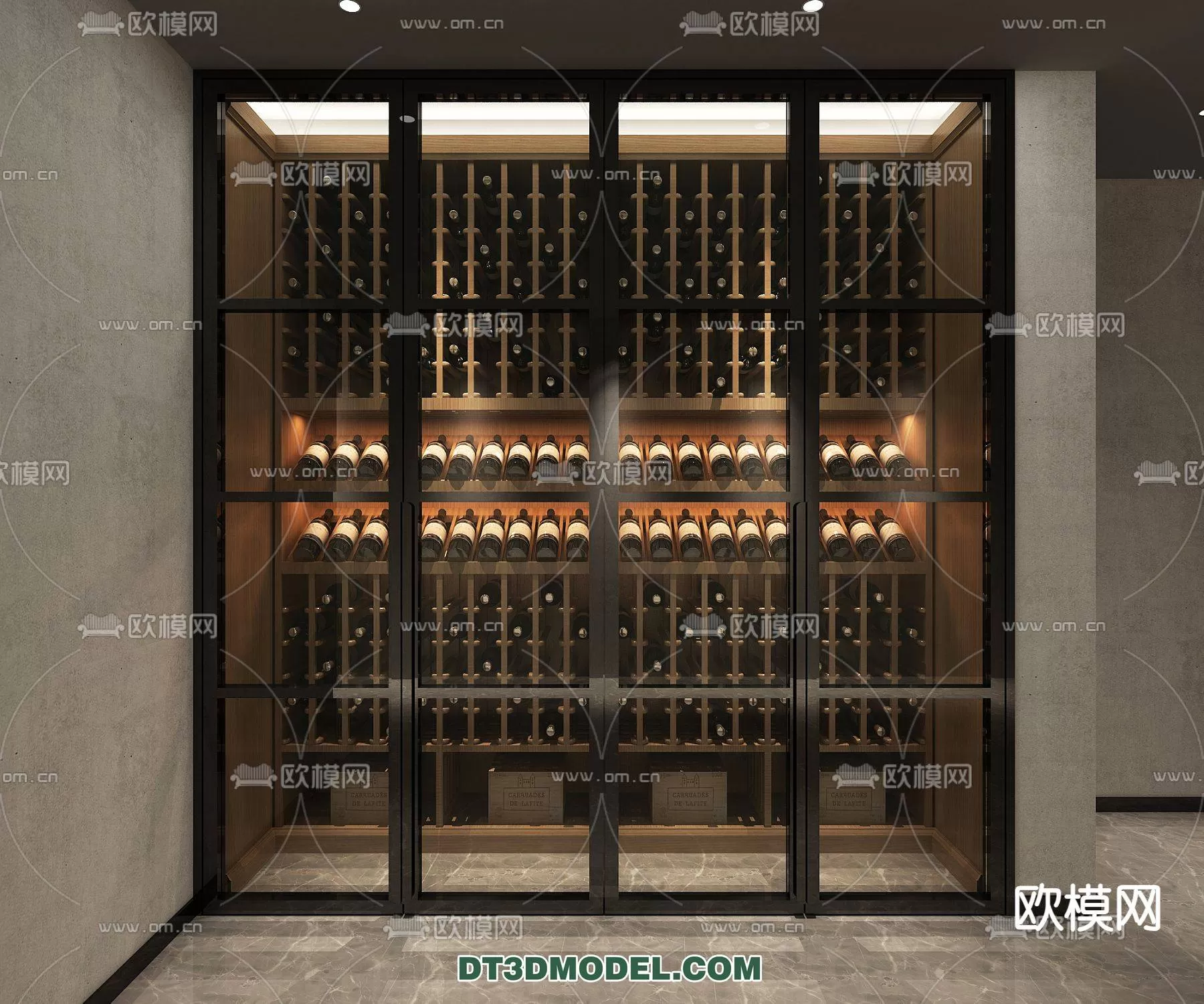WINE CABINET – MODERN – 3D MODELS – 0139