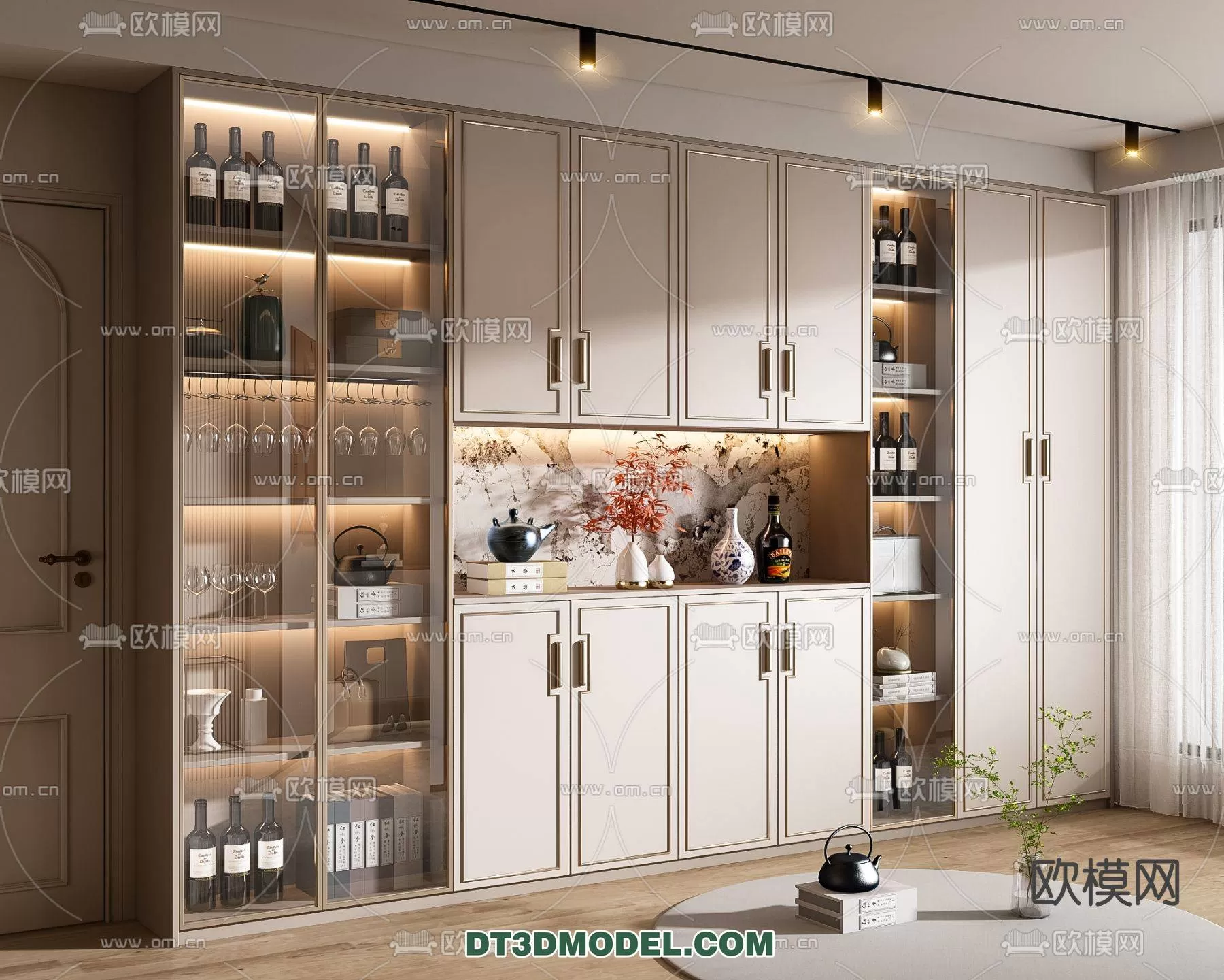 WINE CABINET – MODERN – 3D MODELS – 0141