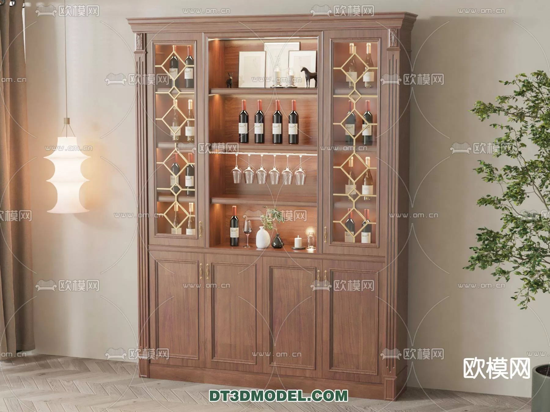 WINE CABINET – MODERN – 3D MODELS – 0151