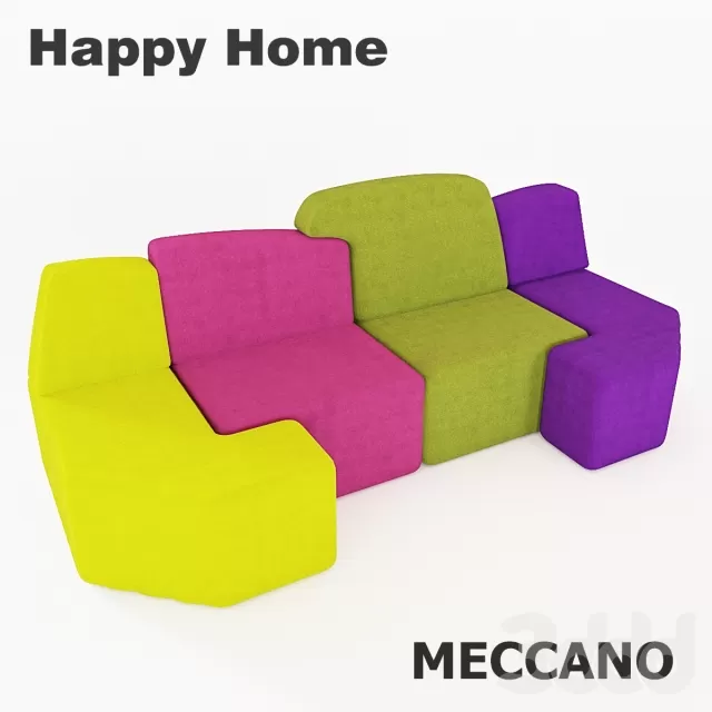 Children’s sofa HappyHome MECCANO – 210383
