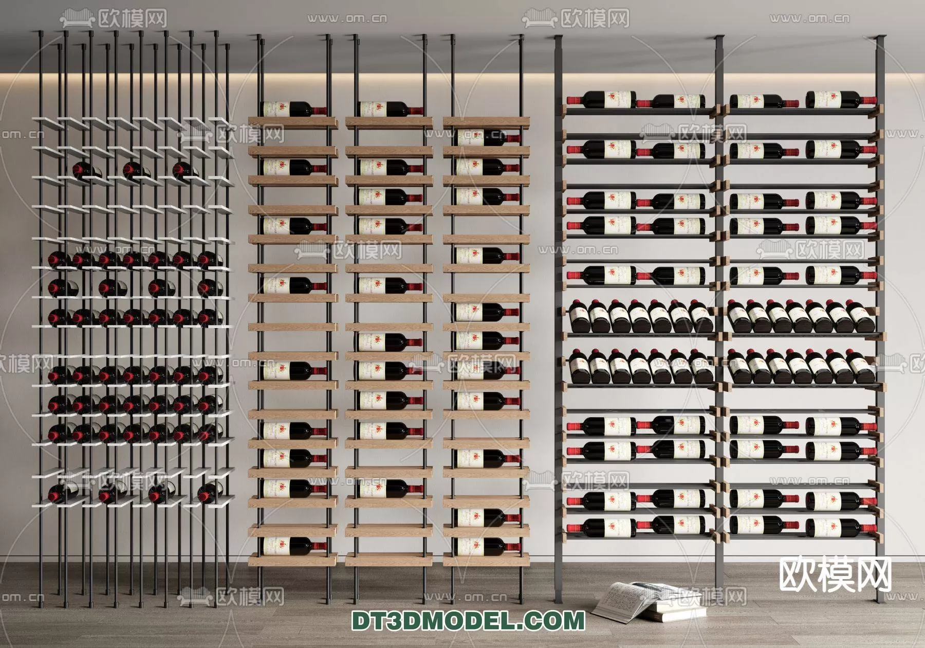 WINE CABINET – MODERN – 3D MODELS – 0173