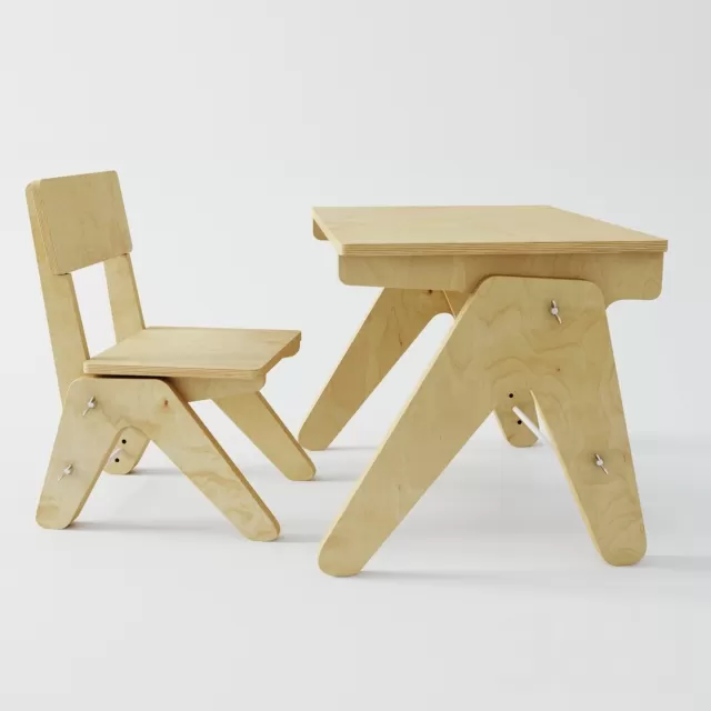 Children’s table and chair set – 210387