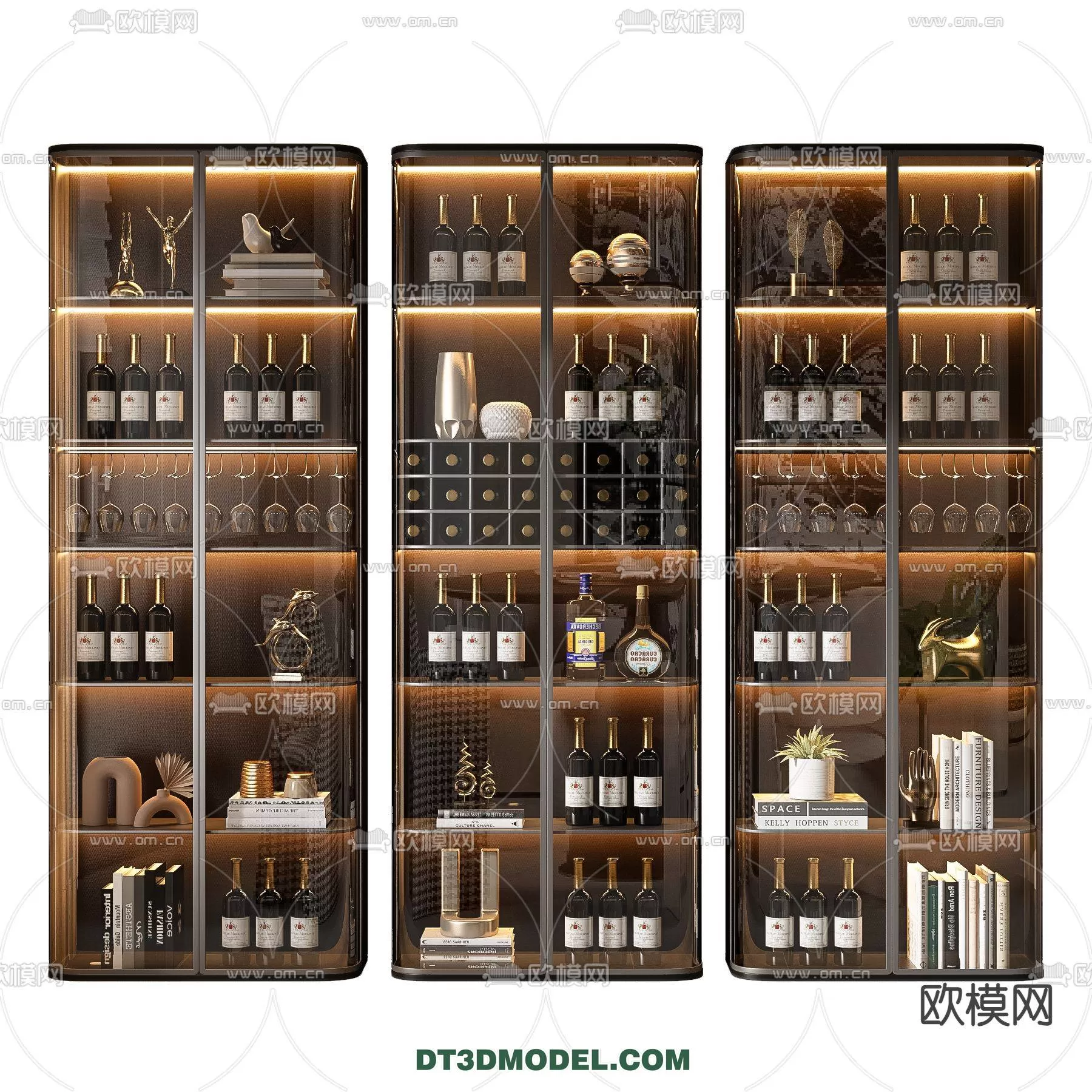 WINE CABINET – MODERN – 3D MODELS – 0181