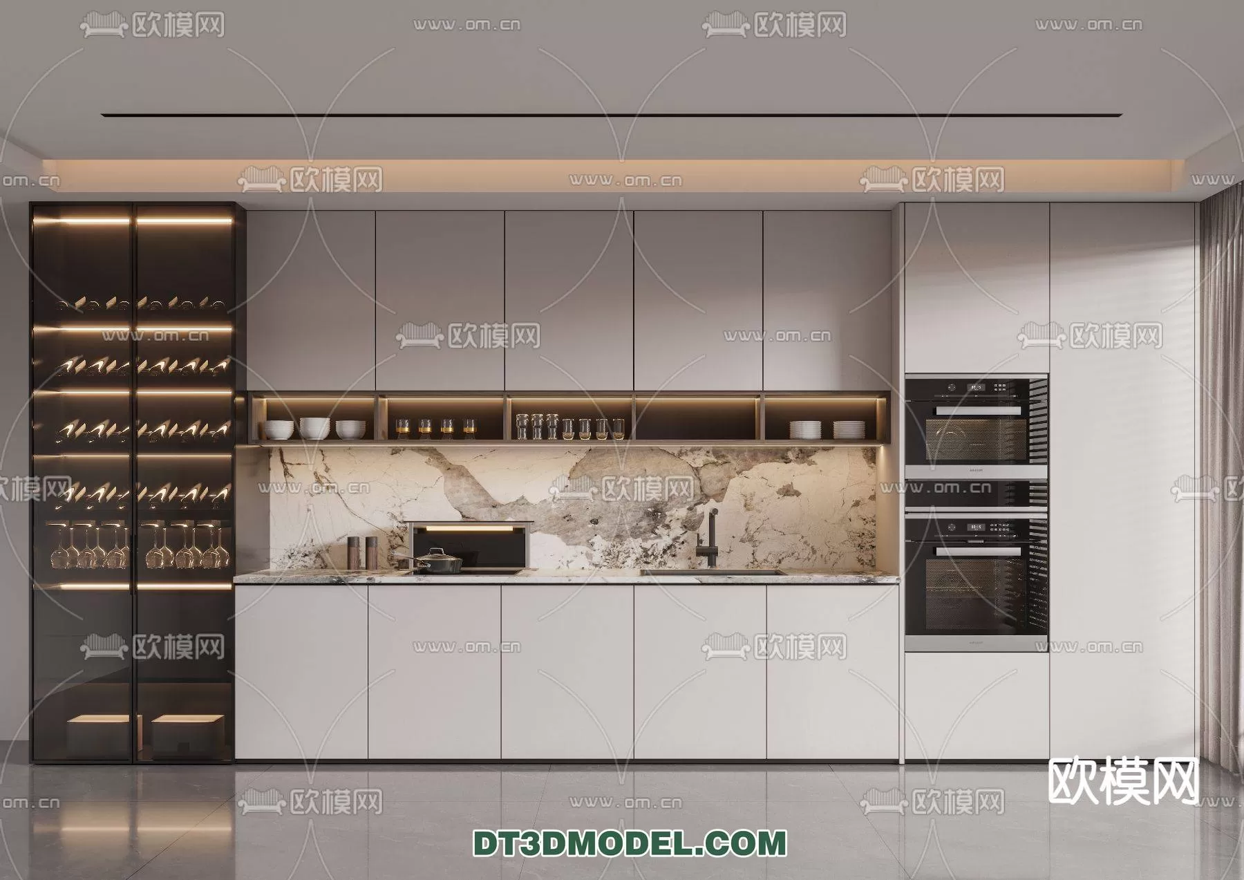 WINE CABINET – MODERN – 3D MODELS – 0184