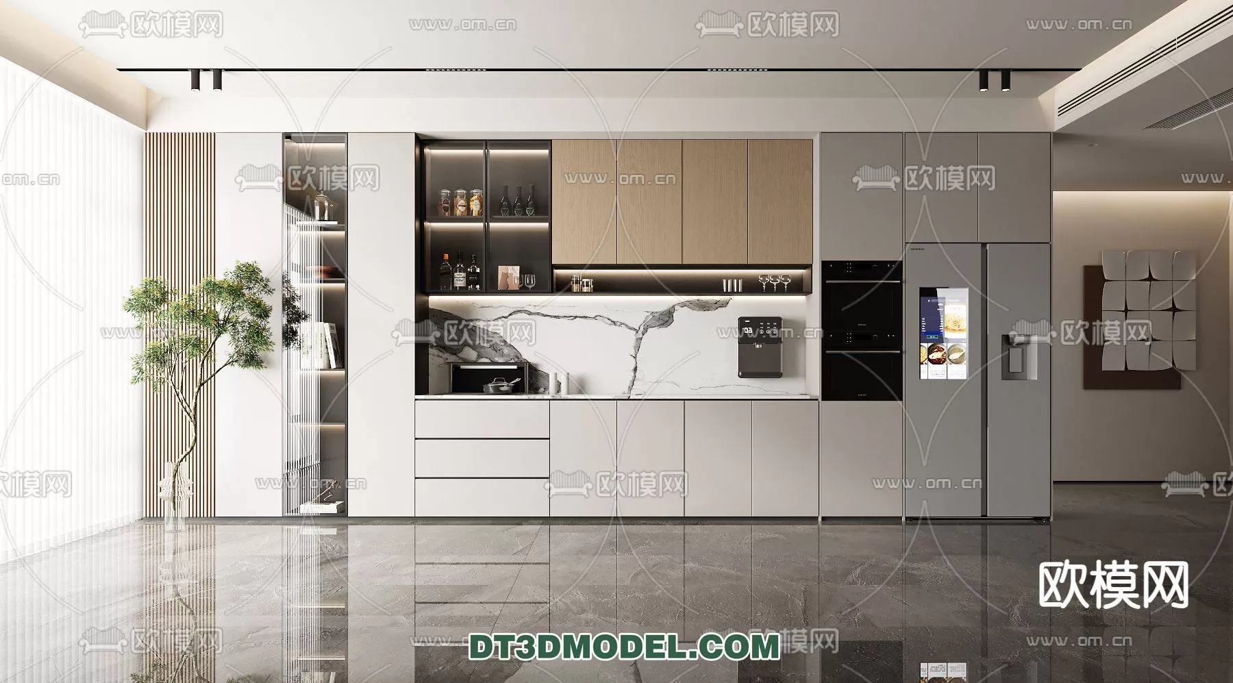 WINE CABINET – MODERN – 3D MODELS – 0193