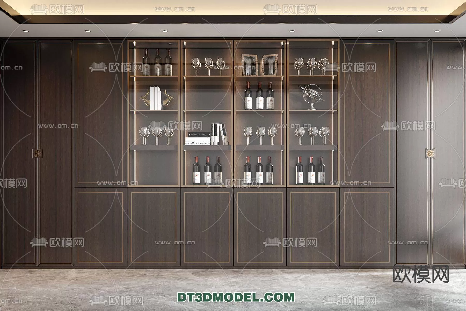 WINE CABINET – MODERN – 3D MODELS – 0197