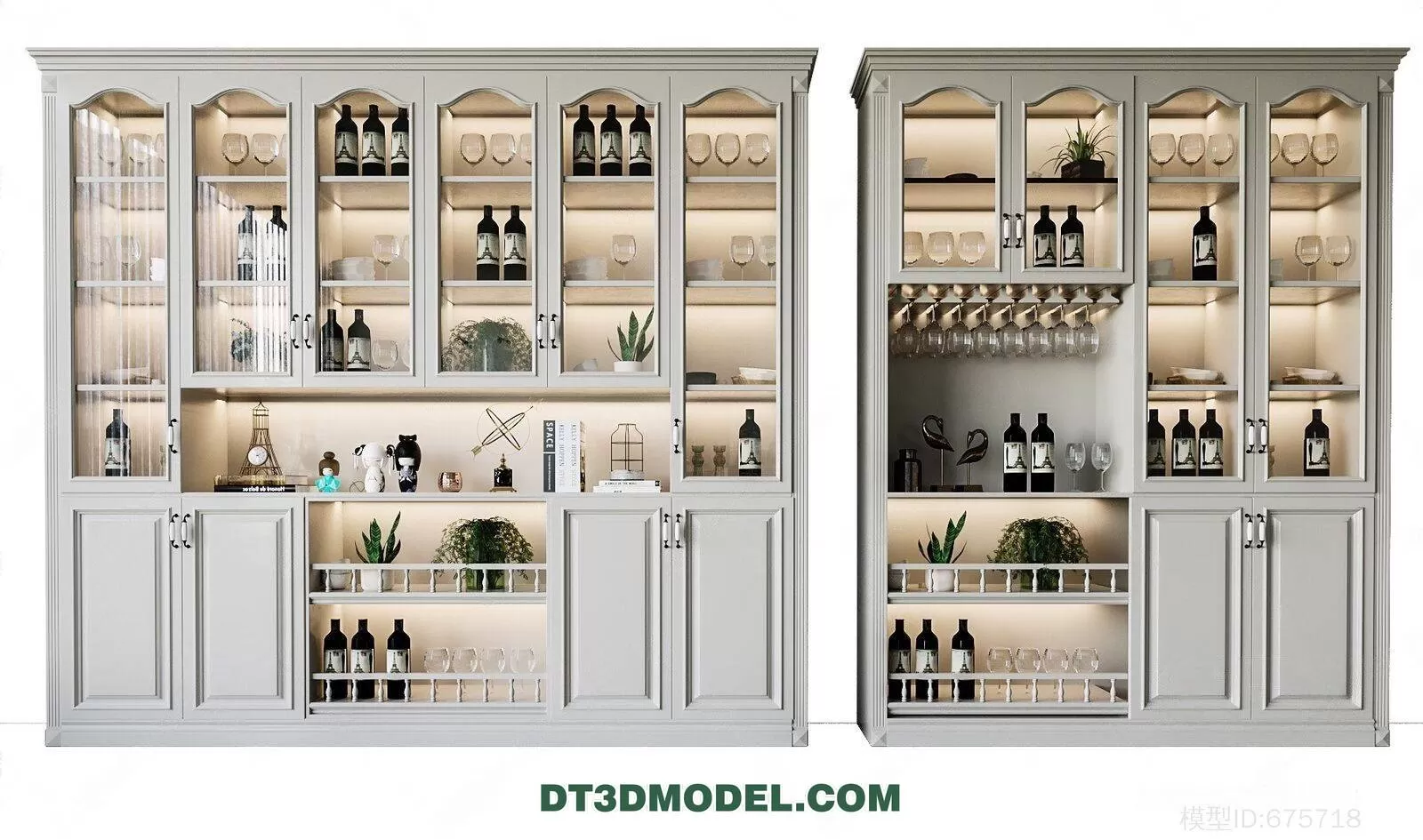 WINE CABINET – MODERN – 3D MODELS – 0200