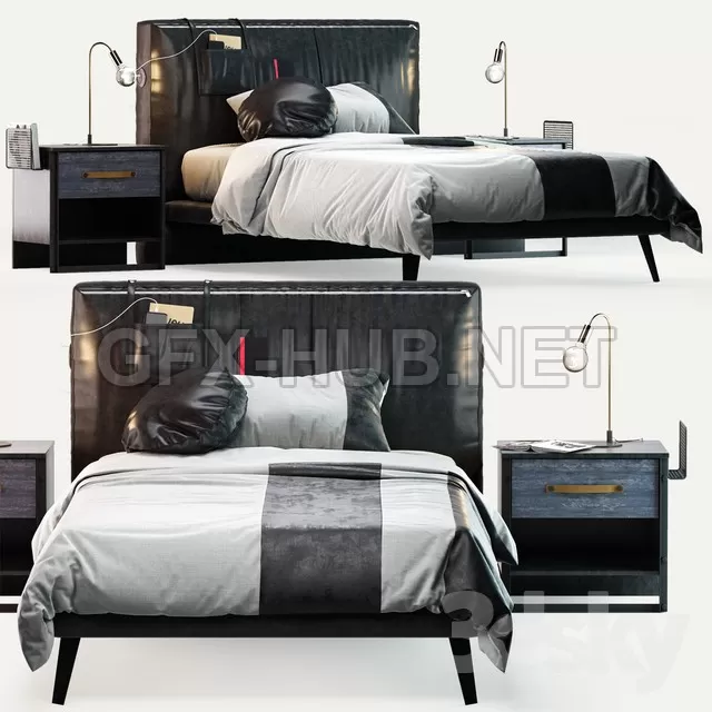 Cilek Dark Metal Bed – 210527