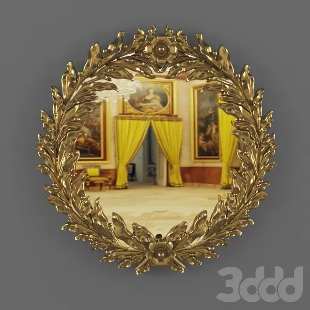 classic gold mirror – 210707