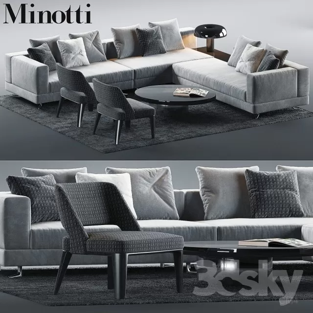 3DSKYMODEL – Sofa – 356
