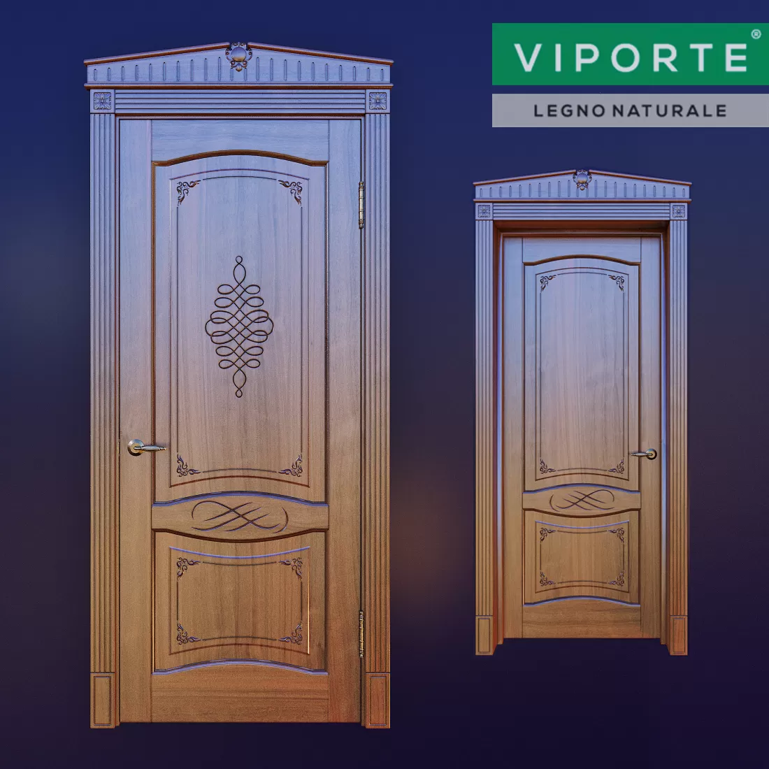 Classical deaf door Venetsia with the decor – 210787
