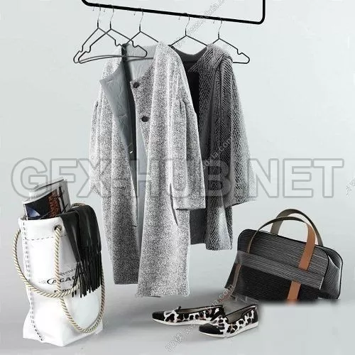 Clothes and apparel 3d model – 210875