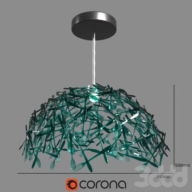 CMYK Cutlery Lamp – 210921