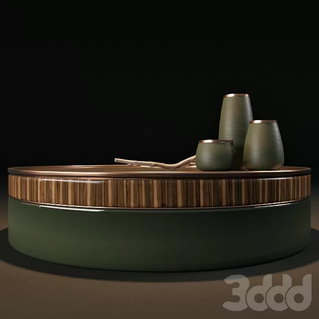 Coffee table and vases – 211017