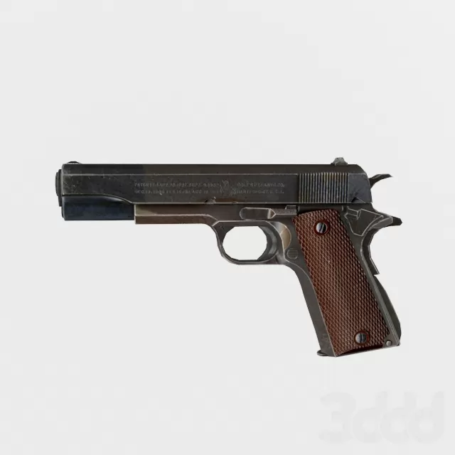 colt 1911 low poly – 211139