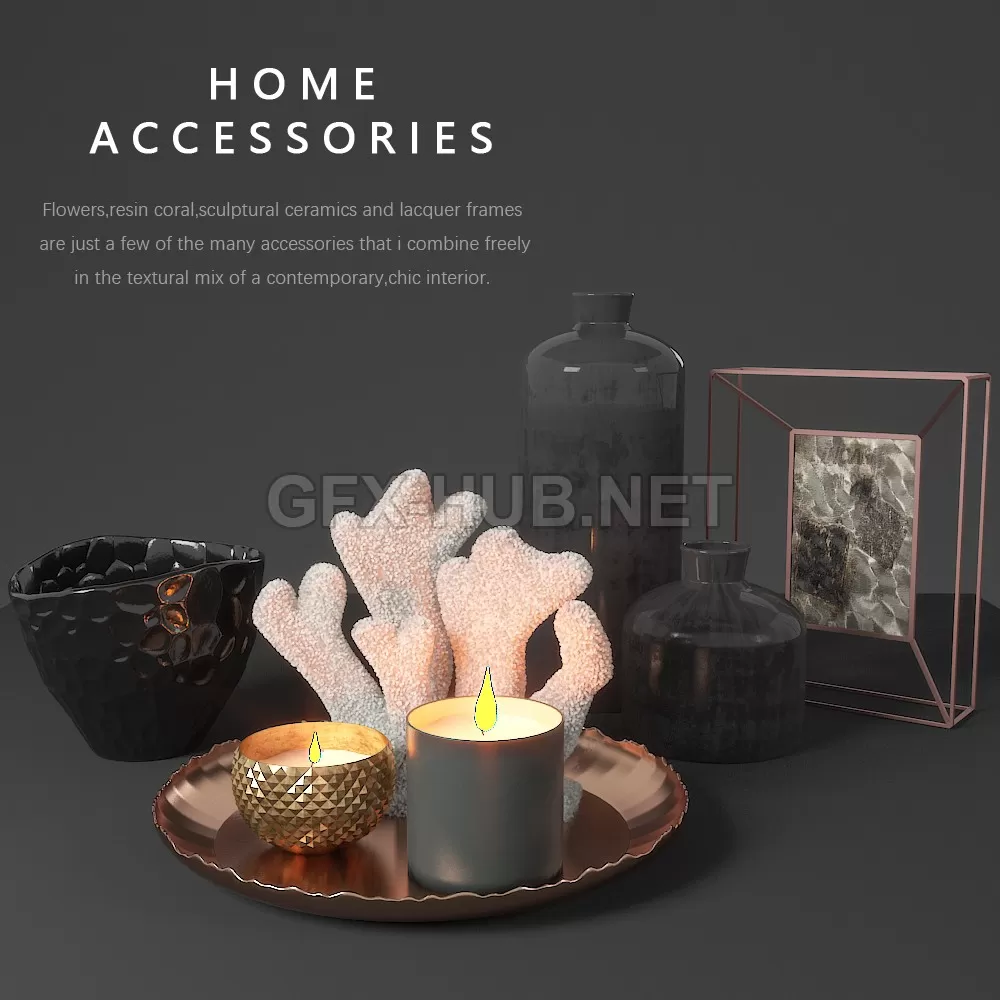 CORAL SCULPTURAL (maxfbx) – 211357