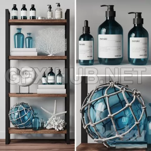 Cosmetic set Meraki 3D model – 211419