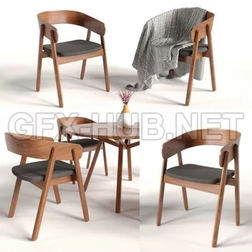 Cosmorelax Set chair and table 3d model – 211439