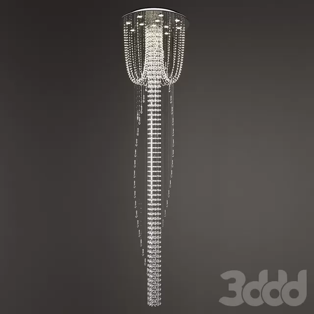 Crystal World 13-Light Chrome Flushmount – 211581 Crystal World 13-Light Chrome Flushmount – 211581