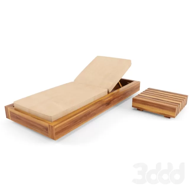 deckchair and table – 211963