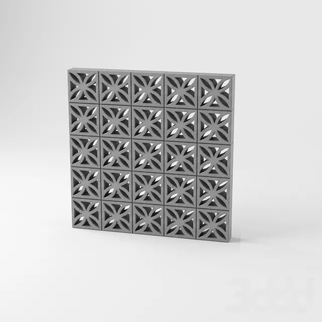 Decorative Concret Block Wall – 212091