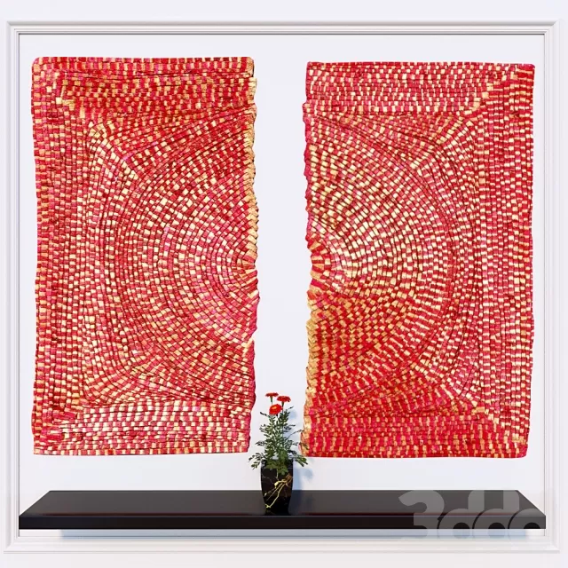 Decorative set 3.Olga de Amaral – 212171