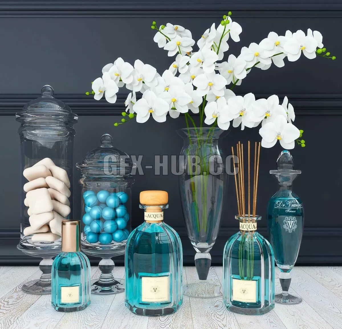 Decorative set for bathroom 4 – 212187 Decorative set for bathroom 4 – 212187