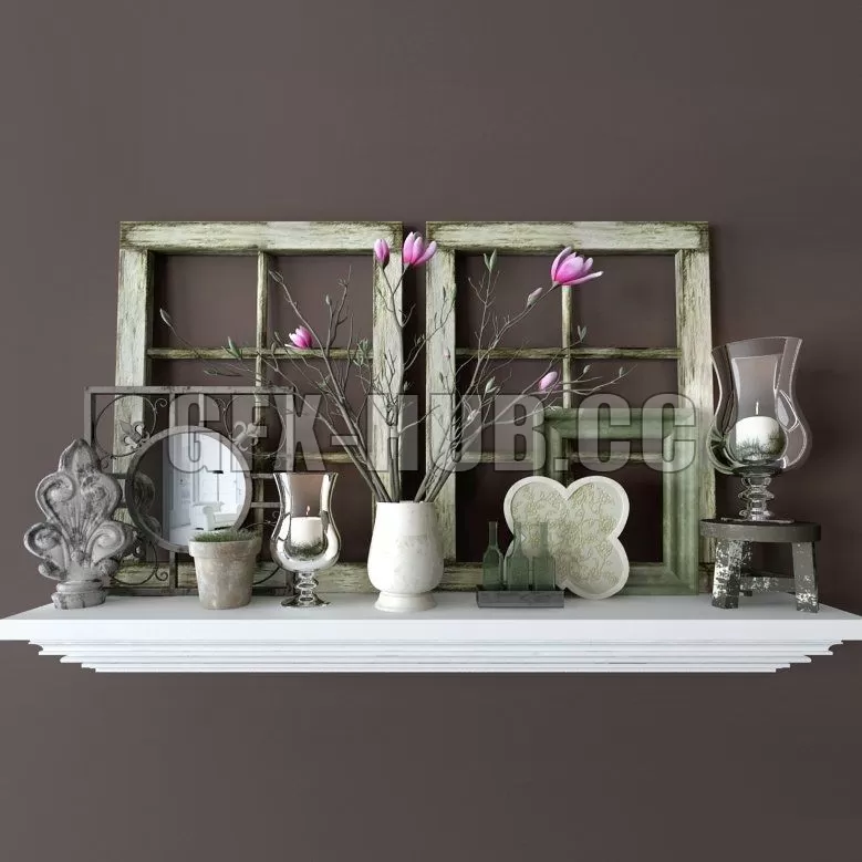 Decorative set of provence 4 – 212235