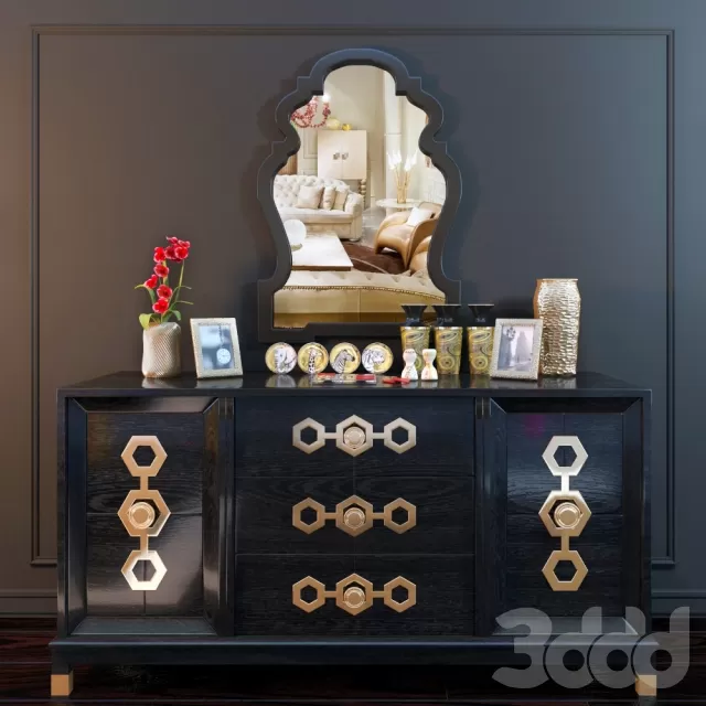 Decorative set wich Jonathan Adler.TURNER CREDENZA – 212245