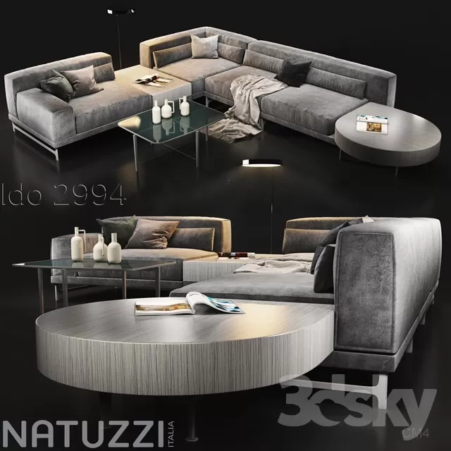 3DSKYMODEL – Sofa – 442