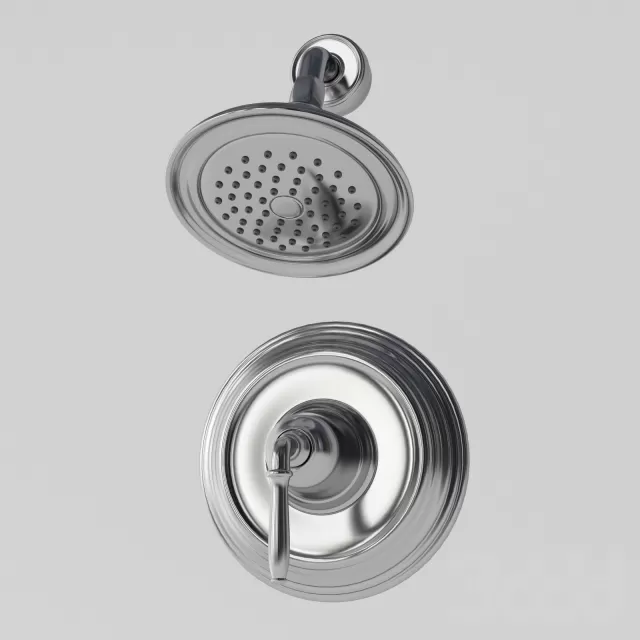 Devonshire 1-Handle Rite-Temp Shower Faucet Trim Kit in Polished Chrome – 212511