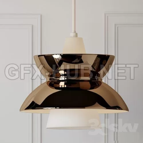 Doo-wop Pendant Light – By Louis Poulsen 3D model – 212993 Doo-wop Pendant Light – By Louis Poulsen 3D model – 212993