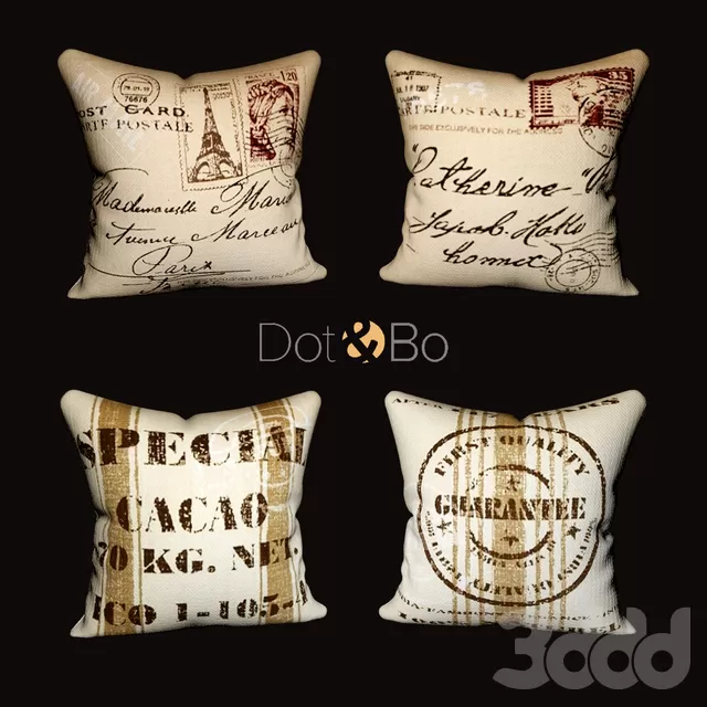 Dot  Bo. 6 decorative pillows. – 213015