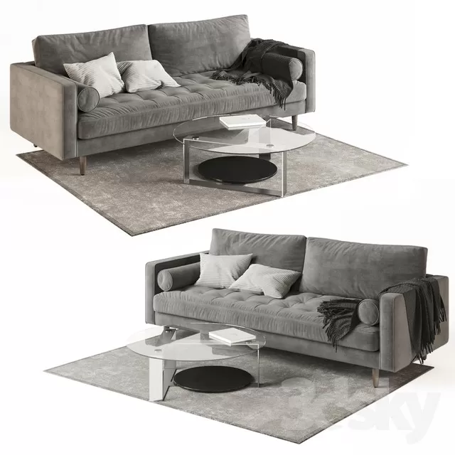 3DSKYMODEL – Sofa – 475