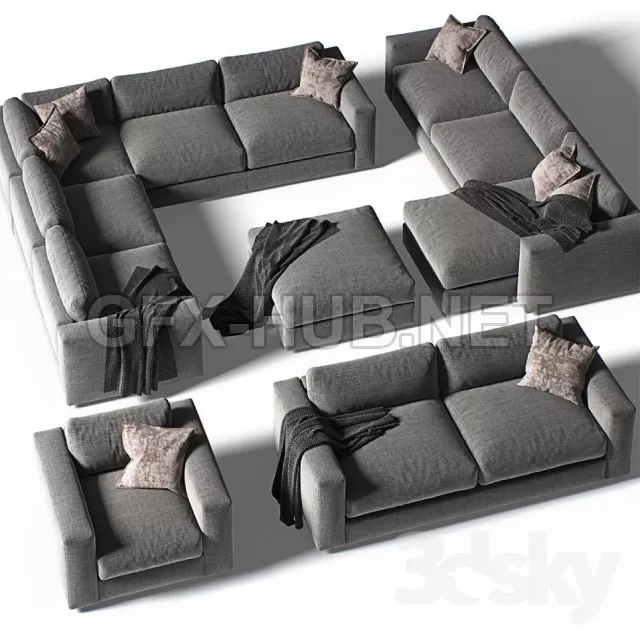 DWR Reid Sectional set – 213229