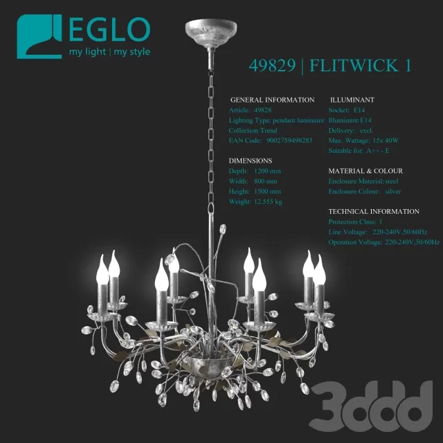 Eglo 49829 Flitwick 1 – 213347