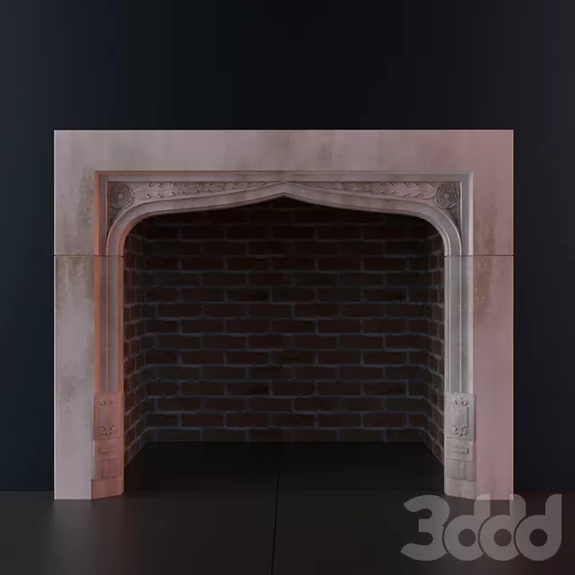 English Stone Fireplace – 213731 English Stone Fireplace – 213731