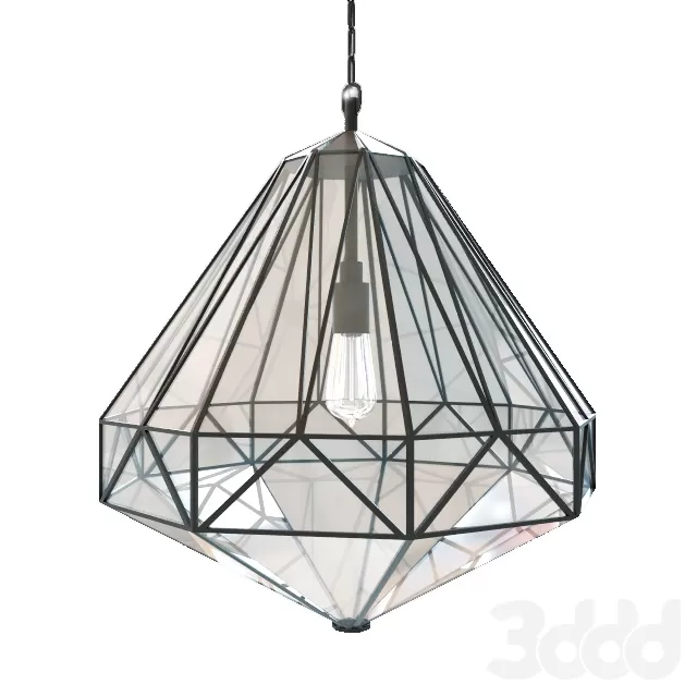 FACETED INDOOR OUTDOOR PENDANT – 214005