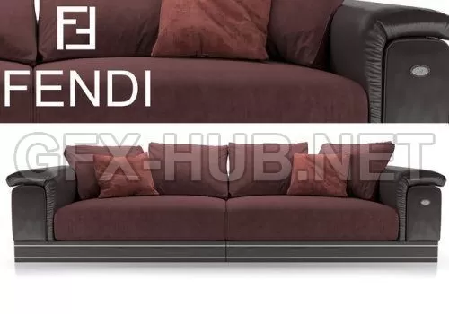 Fendi Andrew Sofa 3d model – 214181