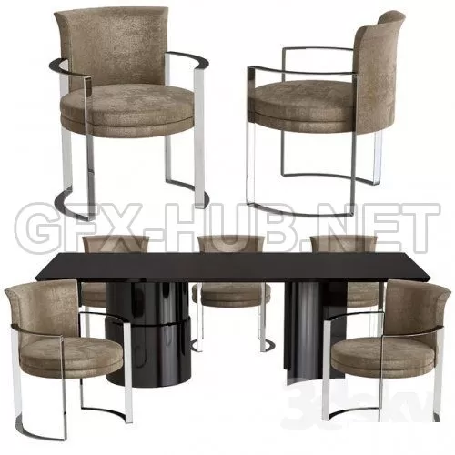 Fendi Casa Dining Table 3d model – 214197