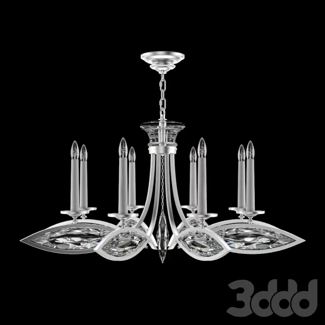 Fine Art Lamps843940-12 (silver finishfaceted crystals) – 214367