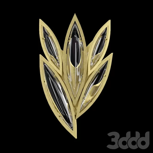 Fine Art Lamps854050-21 (gold finishsmooth crystals) – 214409