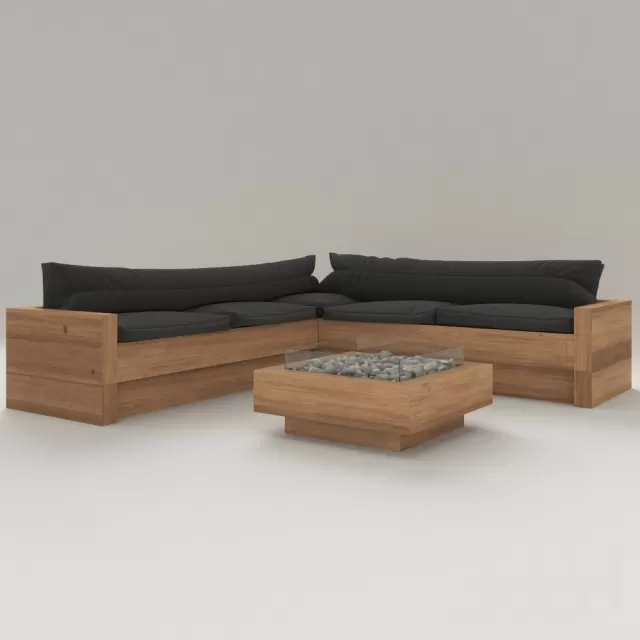 Fire Place Lounge Sofa – 214437