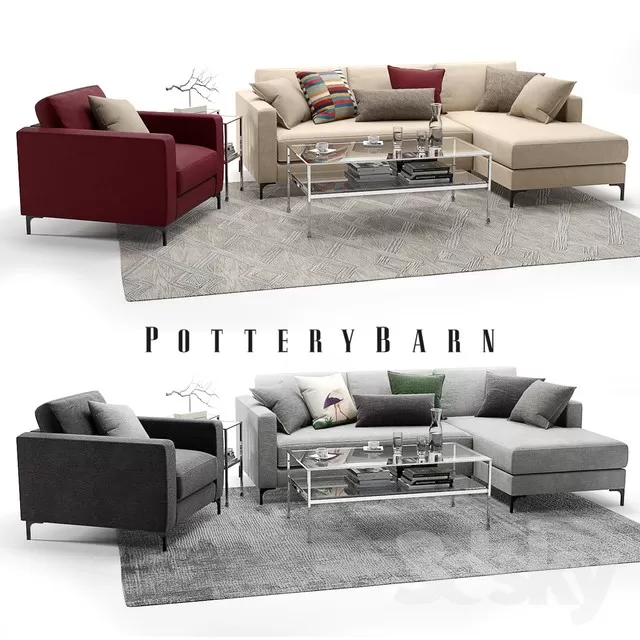 3DSKYMODEL – Sofa – 541