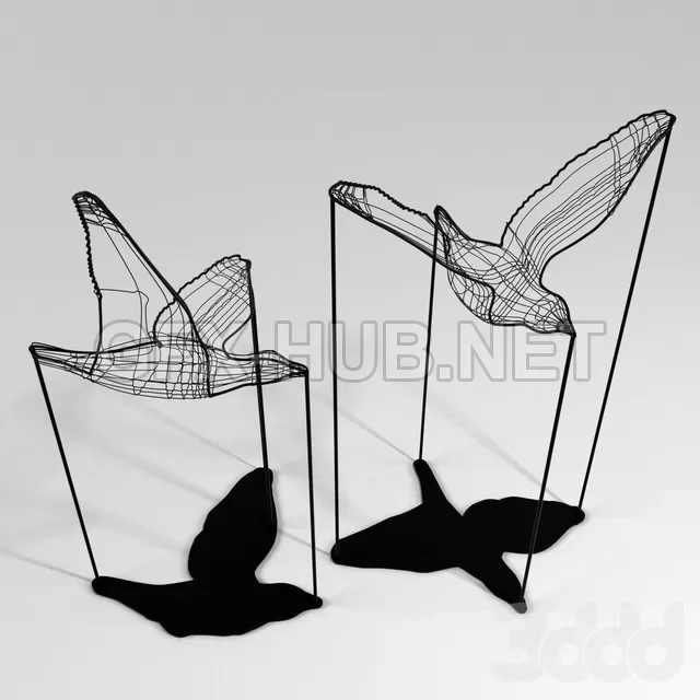 Flight Shadows decor sculpture by Artem Zakharchenko two black birds – 214597 Flight Shadows decor sculpture by Artem Zakharchenko two black birds – 214597